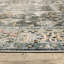 Tapis de couloir oriental antidérapant imprimé gris anthracite 8 pi