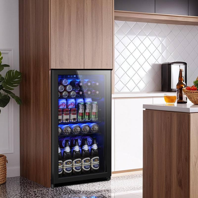 Beverage Fridge, Black