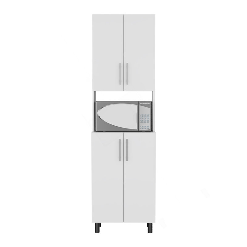 Garde-manger, 4 portes, 4 tablettes