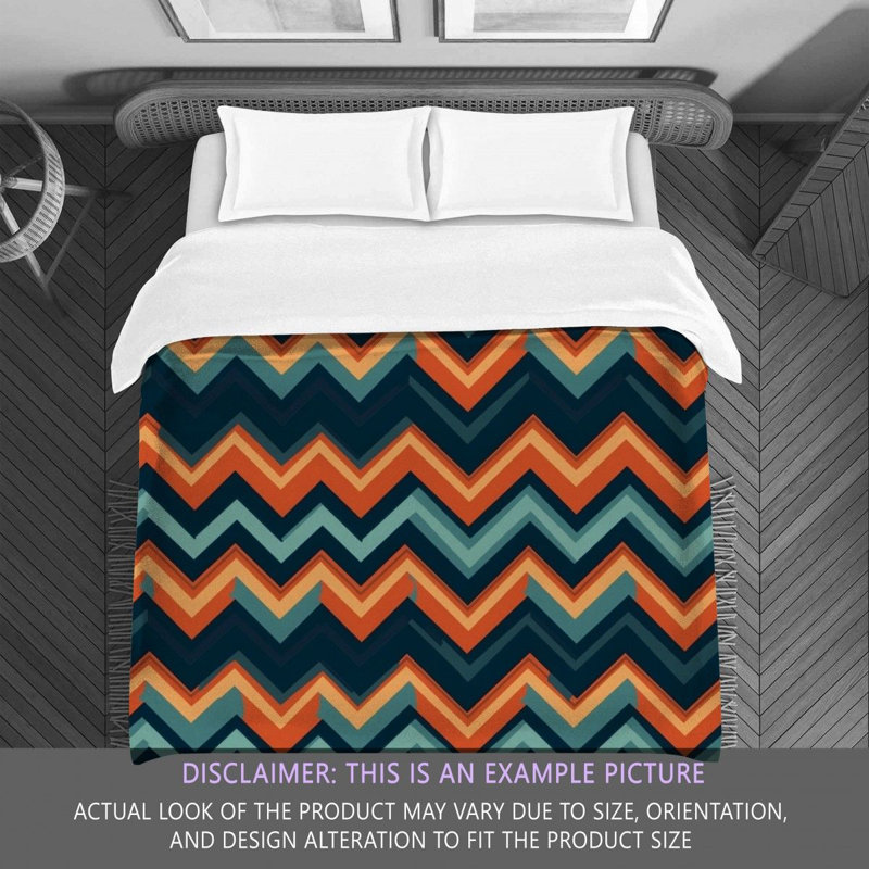 Jadier Comforter, Queen Comforter, Blue/Orange