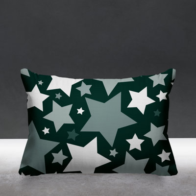 Geometric Outdoor Reversible Throw Pillow
