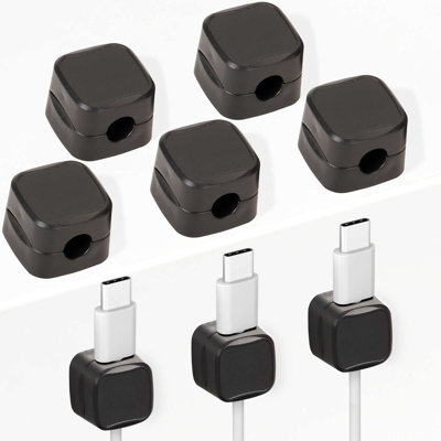 8Pcs Magnetic Cable Management Clips Adhesive Cord Holder Organizer for Home Office Wall Desktop