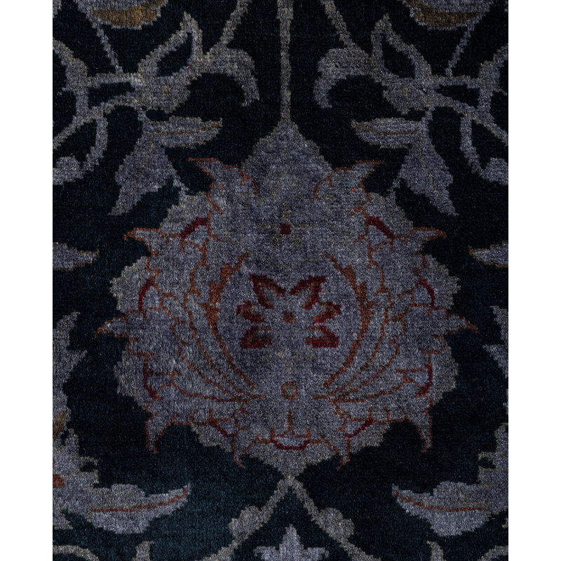 Overdyed One-of-a-Kind Runner 2'7" X 16'3" Hand Knotted Area Rug