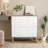 2-Drawer File Cabinet, Lateral Filing Cabinet For A4/Letter/Legal Size, Office Storage Cabinet, Printer Stand With Storage Drawer For Home Office, White & Gray