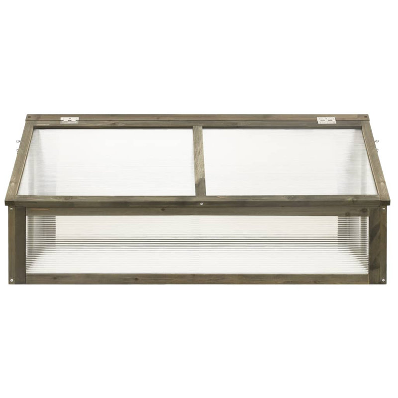 44.8' W x 31.4' D Cold Frame, Gray