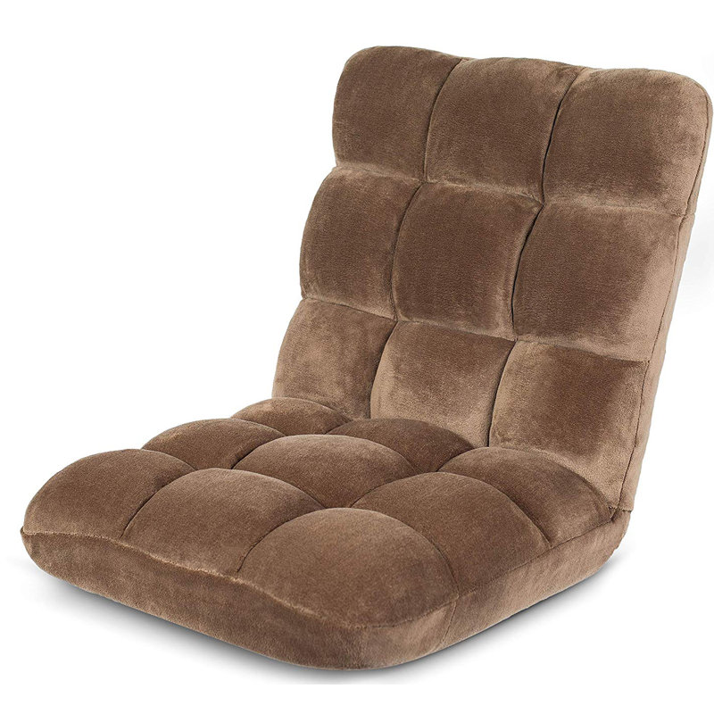 Fauteuil de jeu réglable à 14 positions, Brun