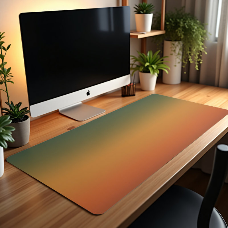 Polyester Desk Pad, 31.5x15.5