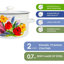 Pot en acier avec couvercle Spring Bouquet-108590965