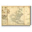 Carte antique de l'Amérique I - impression sur toile tendue-1391981473