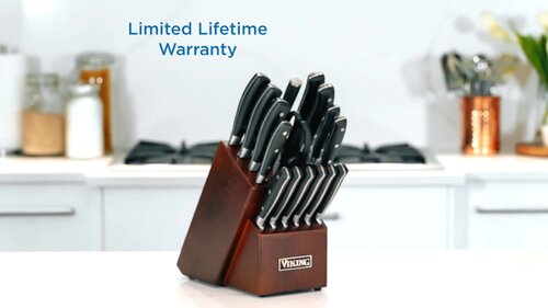 Viking 17-Piece Knife Block Cutlery Set