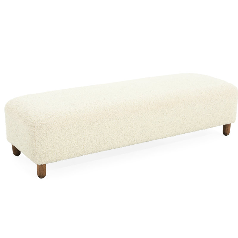 Comfortable Ottoman, White