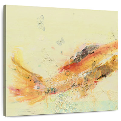 Corbeau de poissons dans la mer I