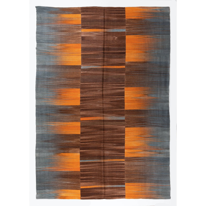 Tapis turc moderne 7,7 x 10,7 pi à double face, options personnalisées disponibles