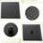 10 Inch Dual Shower Head - Matte Black, Wall Mounted, Rainfall And Handheld, 1.8 Gpm, Stainless Steel, Single Hole Inlet Black With Handheld Shower, High Materials-120883177