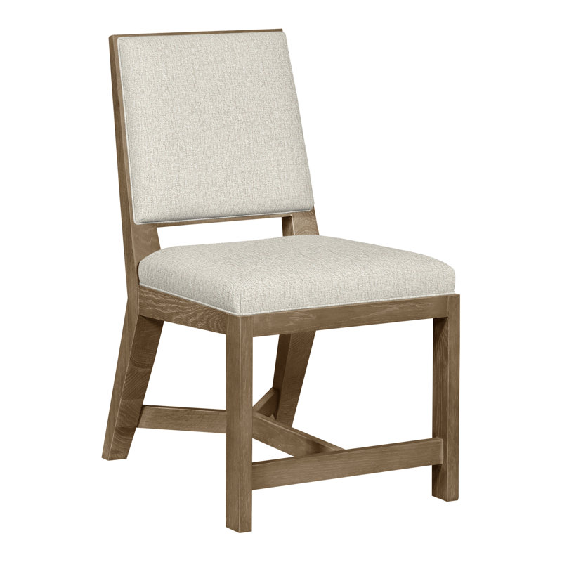 Thom Filicia Home Upholstered Back Side Chair, Hampton, Nomad Snow Crypton® Chenille