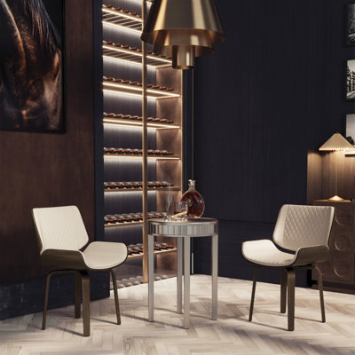 Mid-Century Modern Swivel Dining Chair Set | 360° Rotation & Ergonomic Design | Durable Plywood & PU Leather Upholstery for Kitchen, Office & Dining Spaces