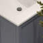 Meuble-lavabo double autoportant 60 po avec plateau en quartz blanc Rooh-92871994
