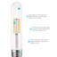 5 watts (équivalent à 60 watts), ampoule à DEL T9 à intensité variable, culot E26 / moyen (standard)-73222831