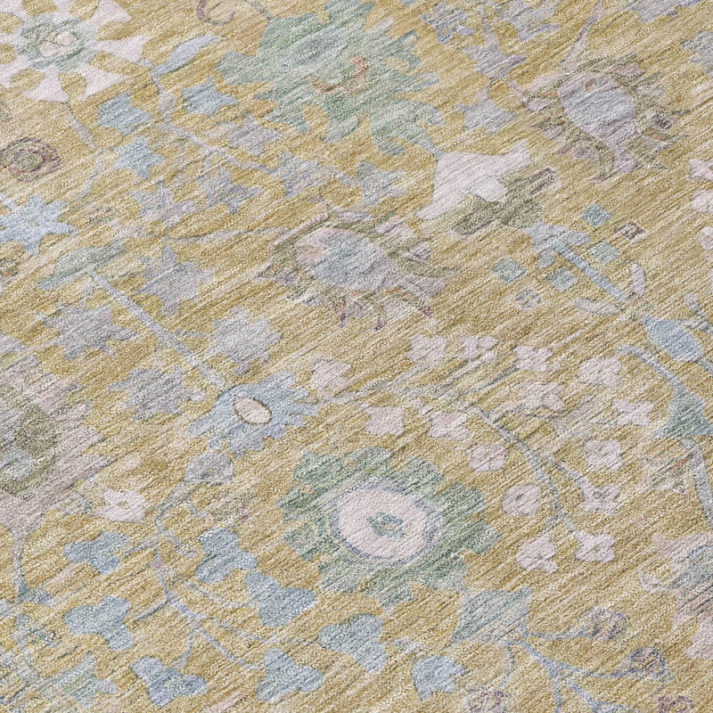 Machine Washable Indoor/Outdoor Brenden ACN2231 Global Rug, Runner 2'3" x 7'6"