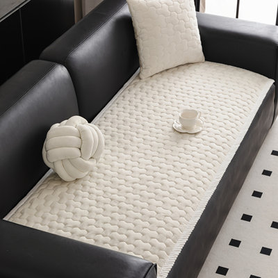 Housse de protection antidérapante pour canapés 3 places Summer | Housse de canapé résistante à l'eau pour chiens et chats | Protecteur de meubles avec envers antidérapant | Disponible en beige, brun, gris