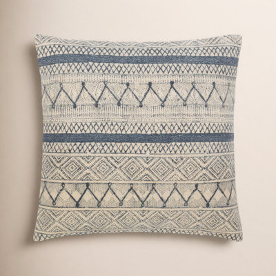 Zetta Geometric Cotton Throw Pillow