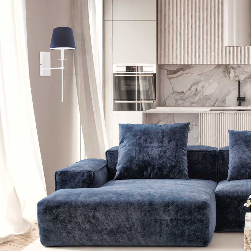 Mickael Steel Wallchiere, White, Blue