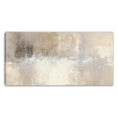 Blue Horizon Texture Wrapped Canvas Wall Art
