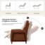 Fauteuil inclinable en cuir Mid-Century-250494007