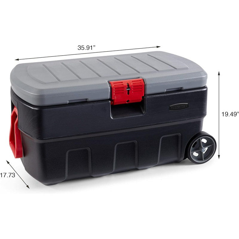 Bacs de rangement robustes avec couvercles Rubbermaid Action Packer