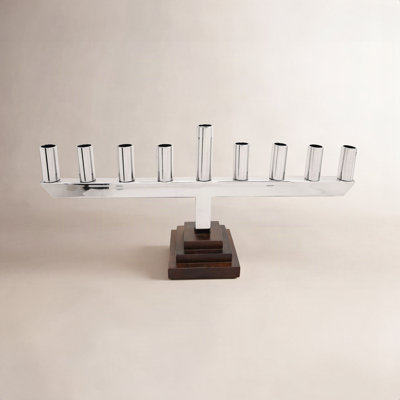 Stainless Steel Menorah