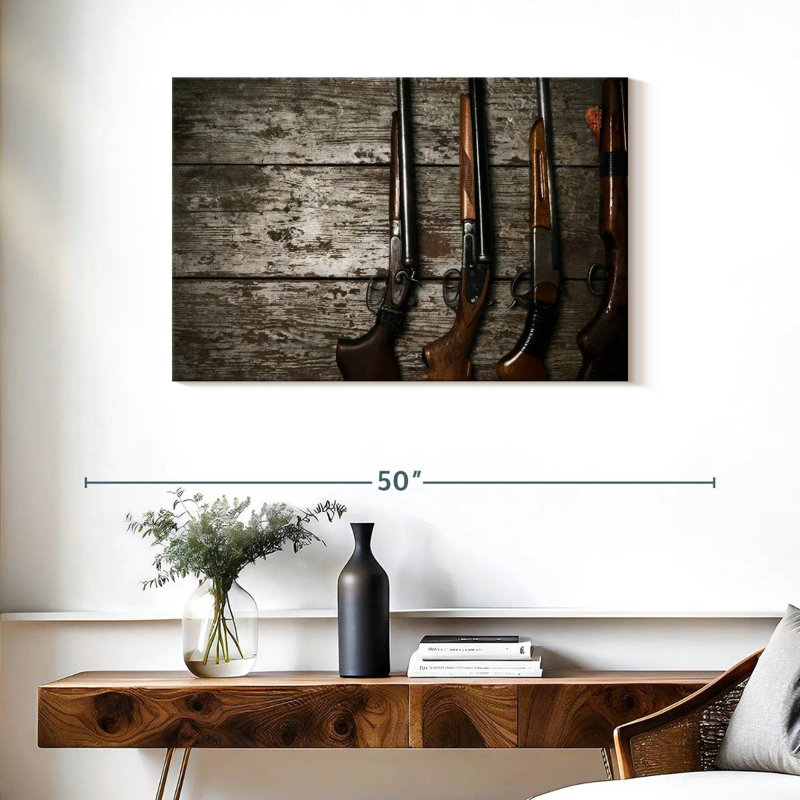 Senne Hunting Guns, 24" H x 36" W