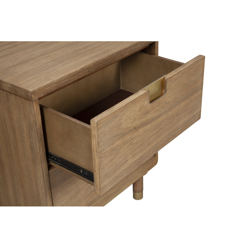 Table de chevet deux tiroirs Conye Easton