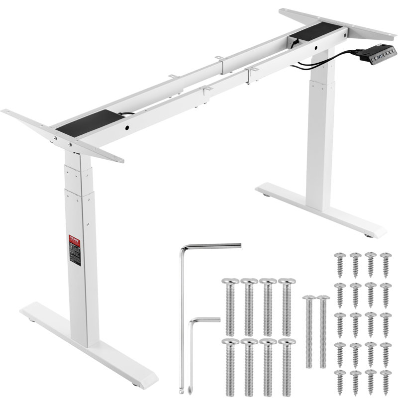 Mekhya Adjustable Metal Base Standing Desk Converter, 50.79" H x 70.08" W x 22.83" D