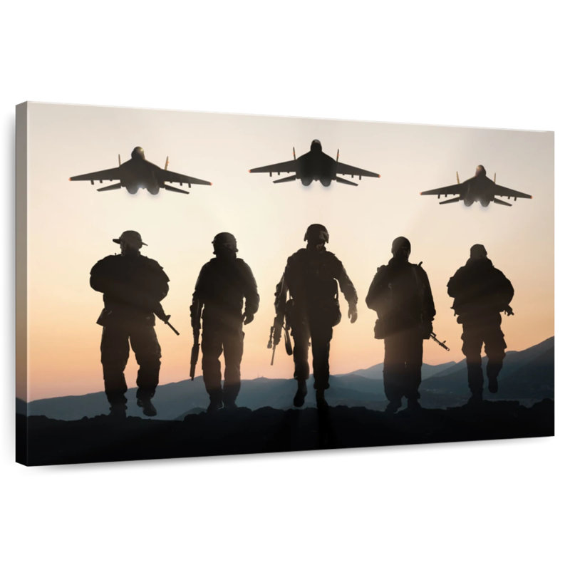 Air Force, 8" H x 12" W