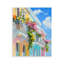 Plaque murale suspendue fleurs de balcon, design par Franklyn Gregory