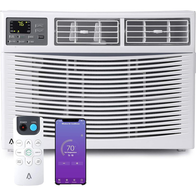 Homhougo 10000 BTU Portable Air Conditioner with Remote Included