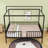 Metal Platform Bed With House-Shaped-517576274-517576273