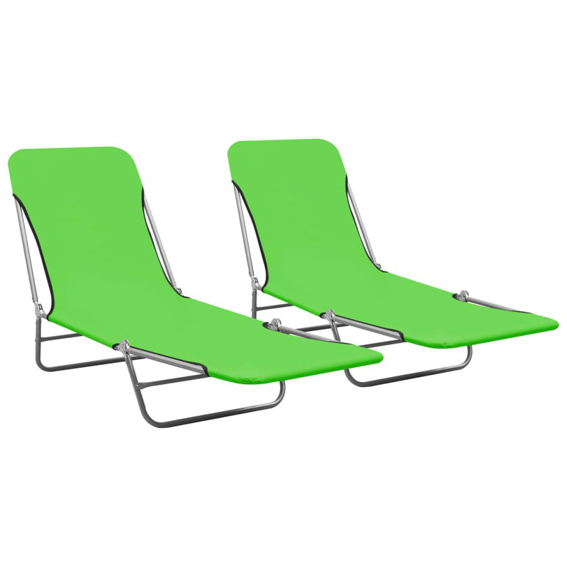 Audris 182cm Long Single Chaise, Green