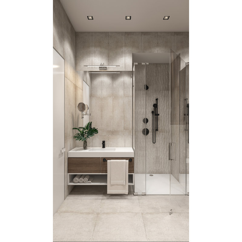 Robinet de lavabo pour salle de bain à poignée simple avec drain Pop, Noir mat