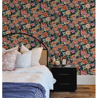 Rasheim Peel & Stick Floral Roll