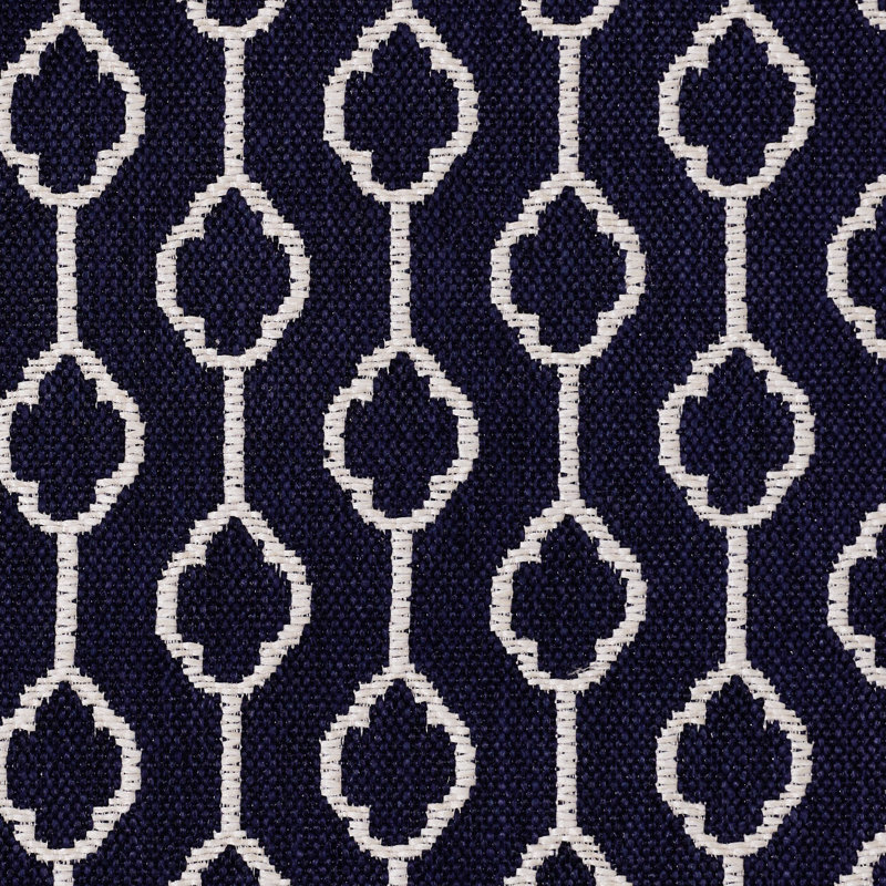 Tissu d'aspect lin Santino, Bleu marine