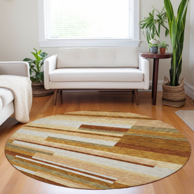 Premium Machine Washable Prisco Paprika Rug