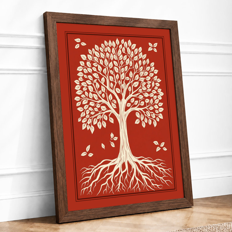 Tree Of Life Botanical - Print, Walnut, A3 - 42.0 x 29.7 cm