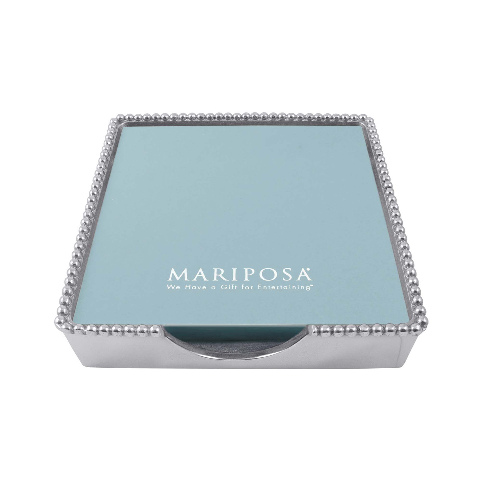 Mariposa Beaded Luncheon Napkin Holder with Insert