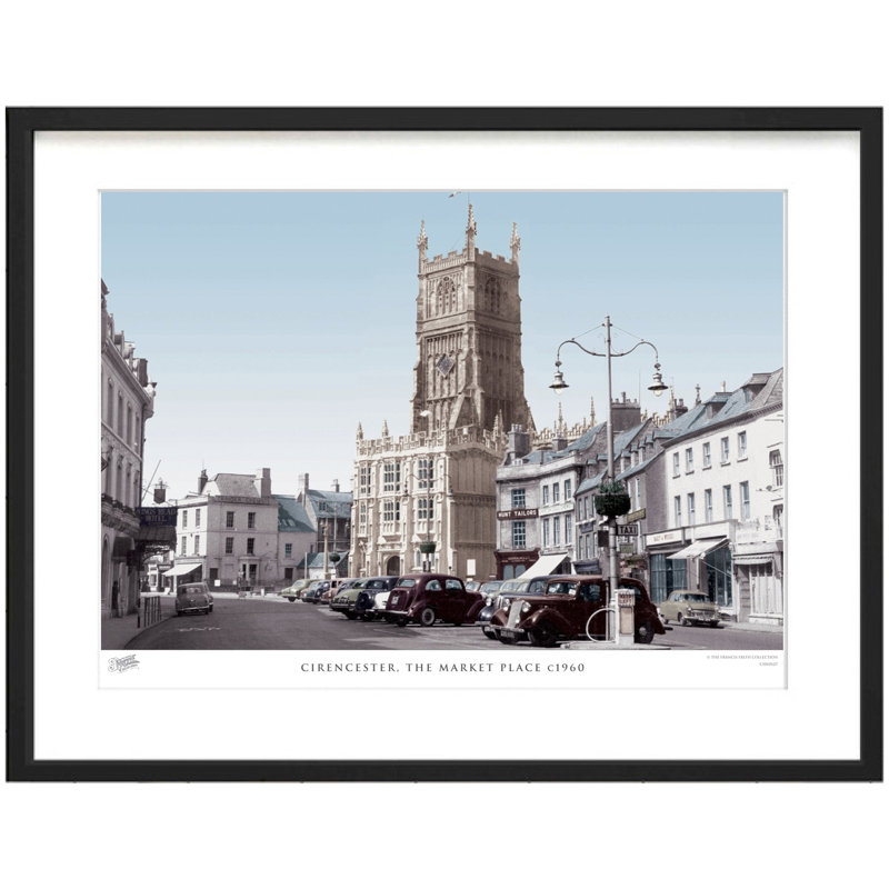 Cirencester, The Market Place C1960 by Francis Frith - Single Picture Frame Print, 28cm H x 36cm W x 2.3cm D