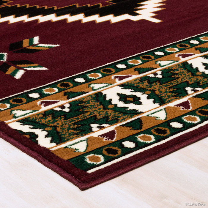 AllStar Rugs Dark Brown Indoor/Outdoor Rug | Wayfair