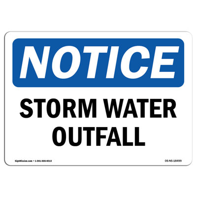 Storm Water Outfall Sign