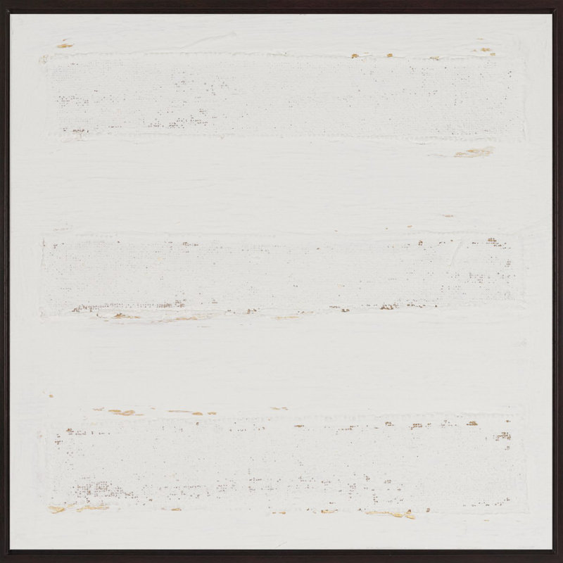 Pua - peinture sur toile, Cadre Laguna Espresso