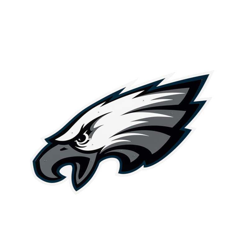 «Philadelphia Eagles Layered», art mural en métal