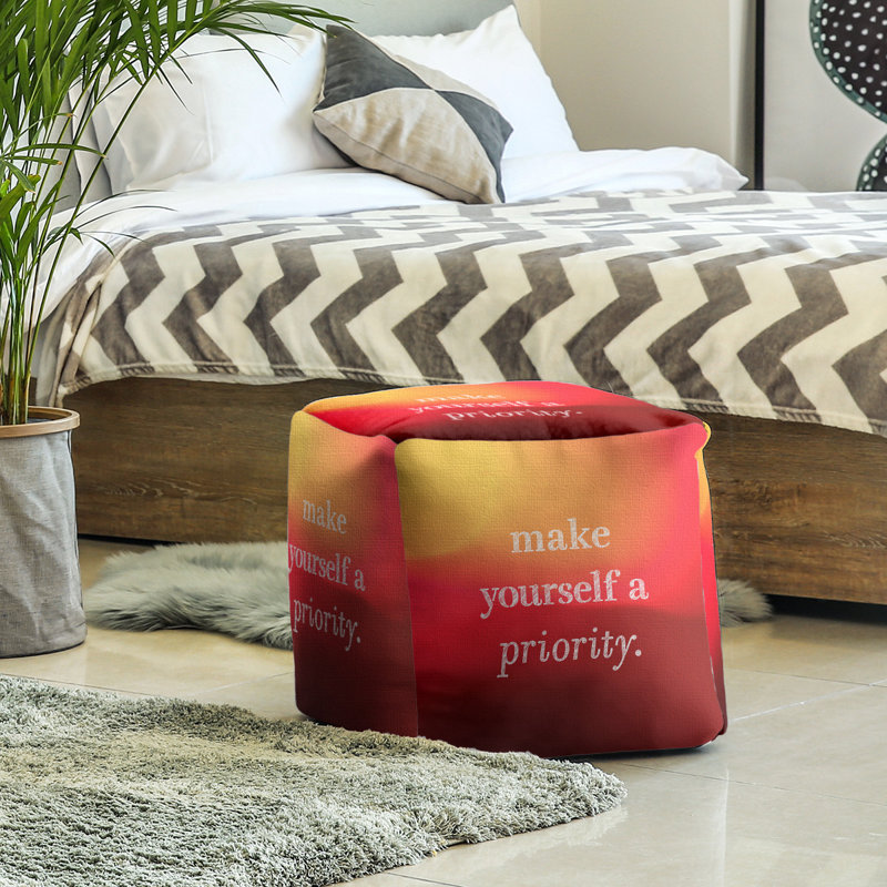 Upholstered Ottoman, Sunset